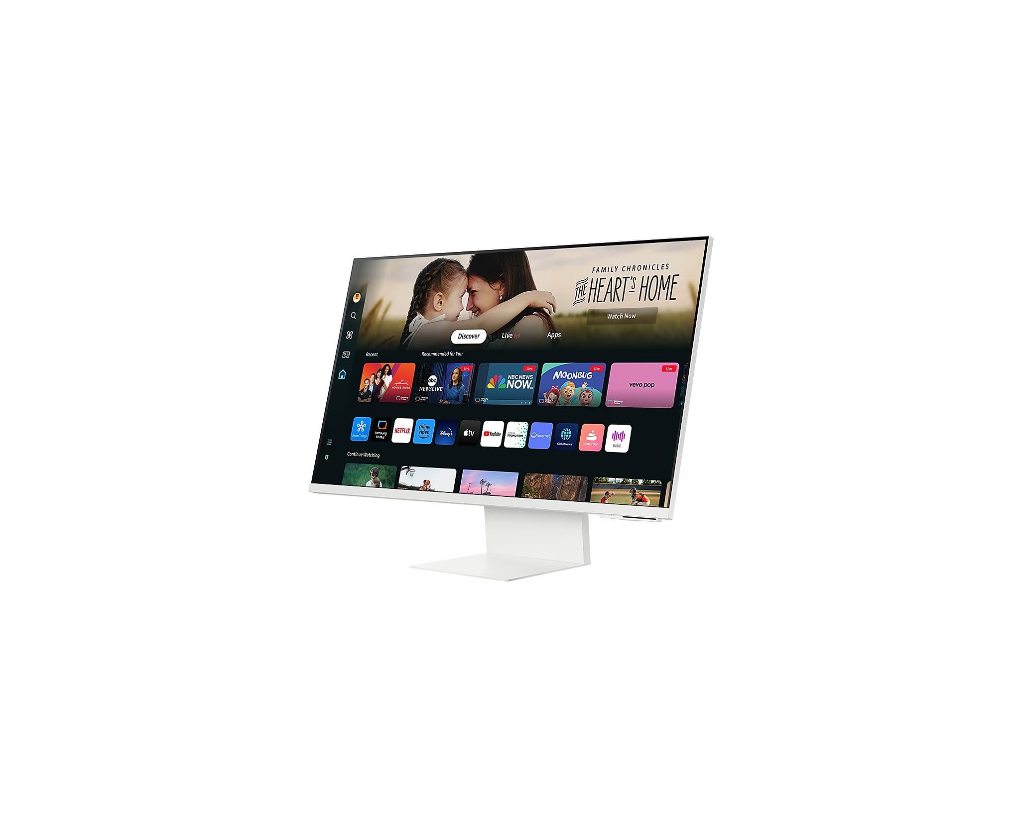 SAMSUNG Smart Monitor M8 White – 32 inch – VA Panel, UHD 4K